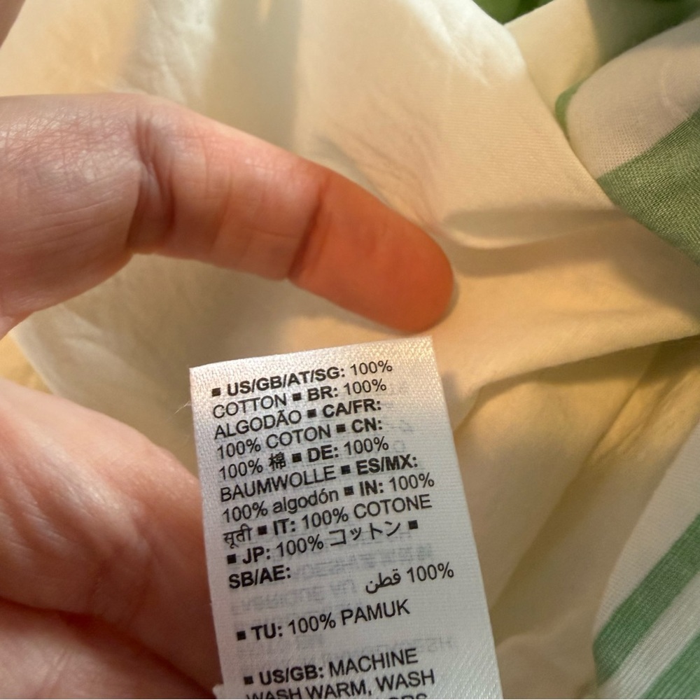 The Drop Plus Size Light Green Gingham Smocked Midi Dress, 2X, Great Condition - Picture 16 of 16